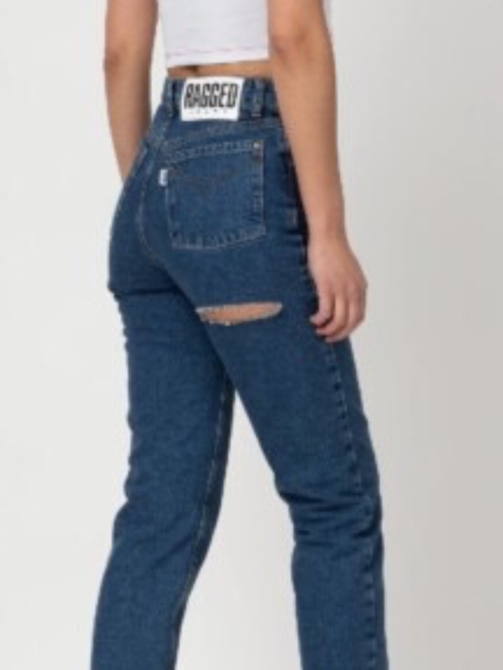 Ragged Priest Jeans with cut out